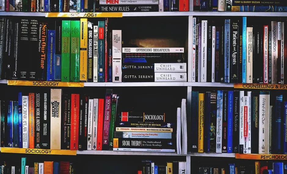 A bookshelf with various books representing knowledge and learning — Photo by Suzy Hazelwood on Pexels