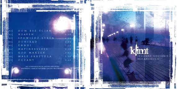 Album cover artwork for Klimt's Jesienne Odcienie Melancholii, the debut release from the Polish shoegaze project