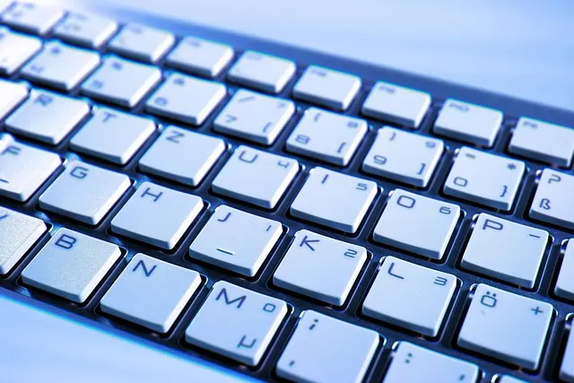 A close-up of a laptop keyboard — the standard kind of keyboard you'll be working with when learning how to type Polish letters