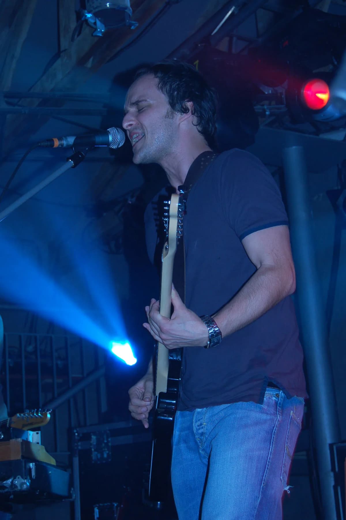Artur Rojek performing live with Myslovitz, the Polish rock band whose video was directed by an Oscar-winning cinematographer