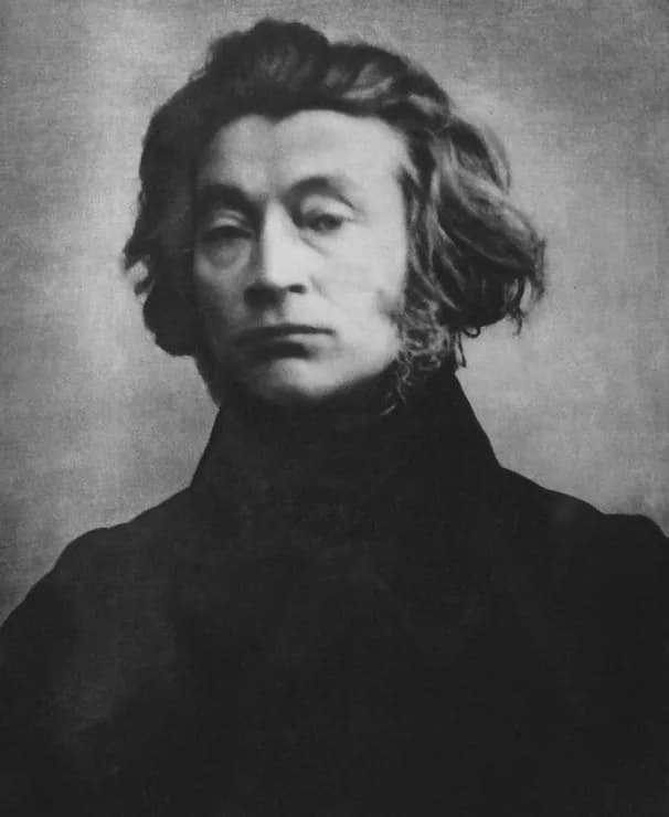 Adam Mickiewicz, after a Paris daguerreotype from 1842
