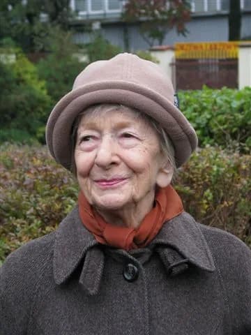 Wisława Szymborska in Kraków, Poland, October 2009