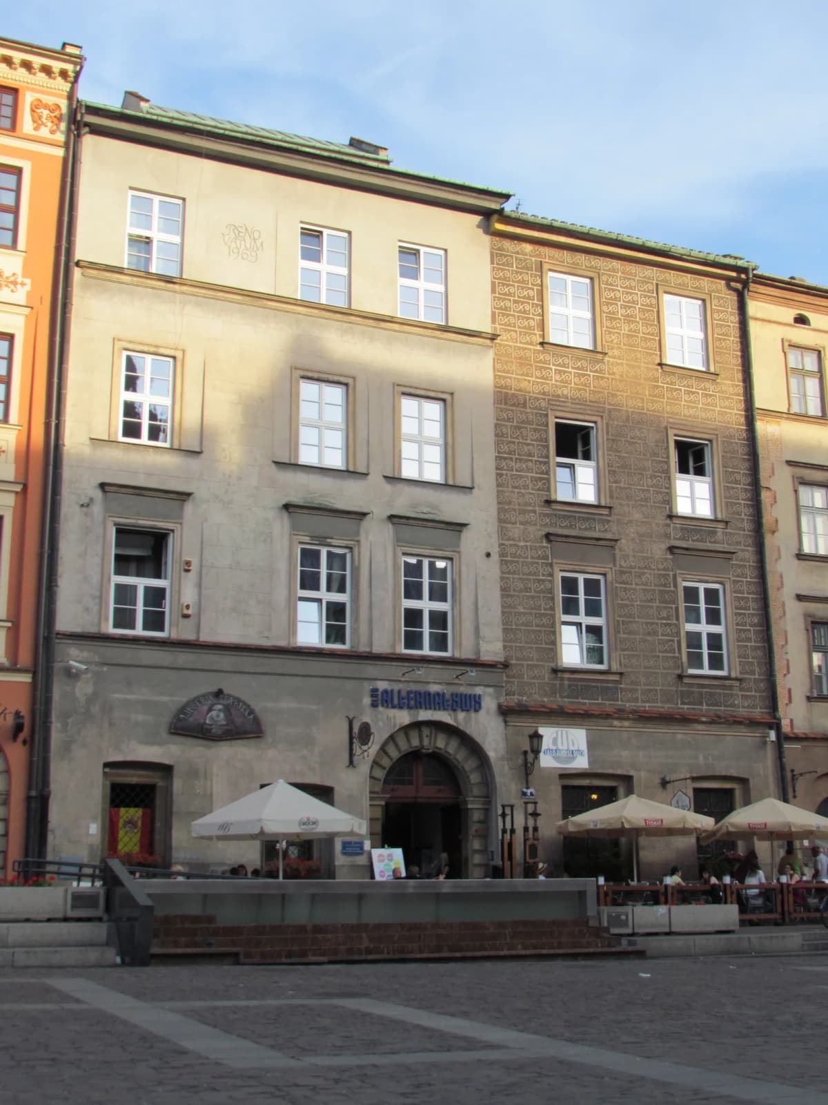 A historic building on Kraków's Mały Rynek square, home to the city's annual Pierogi Festival